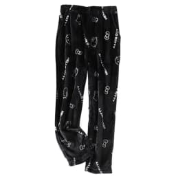 Sanrio Hello Kitty Soft Flannel Wide Leg Pajama Pants Printed Casual Home Loungewear For Women Daily Sleeping Relaxing Wear