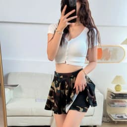 Women's Basic Skirt Summer Shorts Skirt Fashion Versatile School Pleated Casual Mini Skater Plus Size 4XL Fluffy Flared Skirt