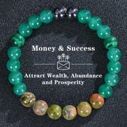Natural Stone Bracelet Tiger Eye Stone Crystal Wealth Money Success Bracelet Men's and Women's Bracelets 호안석팔찌