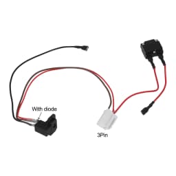 1PCS 3pin Children's Electric Car Charging Interface Charger Socket Suitable For 6/12/24V 3-hole Charging Port Cable Power Tool
