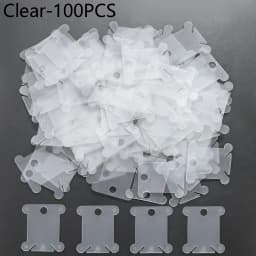 50/100Pcs Plastic Floss Bobbins Set Embroidery Floss Organizer Bobbin Winder Craft DIY Sewing Storage Thread Organizer Holder