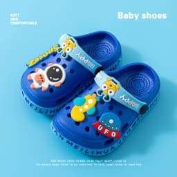 Shoes Children's Cartoon Baby Soft-Soled Sandals – Ultra-Light Anti-Slip Infant Closed-Toe Sandals for Boys & Girls Beach