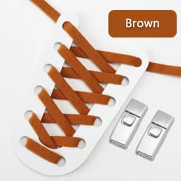 New No Tie Shoe Laces Press Lock Shoelaces Without Ties Elastic Laces Sneaker Kids Adult Widened Flat Shoelace for Shoes