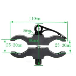 Tactical Flashlight Mount Bracket Flash Torch Holder Dia 25-30mm Clip Hunting Riding Flashlight Mounts Accessories