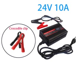 24V 10A Charger Smart Aluminum Case Is Suitable For 2S 24V LCD Dispay Lead Acid Battery OLED Display Fast Charger OHRIJA