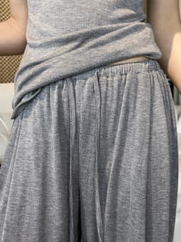 Summer Elastic Drawstring Wide-Leg Casual Pants, Loose And Drapey, Fresh Long Pants For Women
