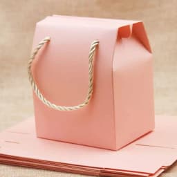 10PC DIY Handmade Paper Gifts Package Box with Window Thank You Paper Hanger Box for Candy Wedding Favors Wrapping Package