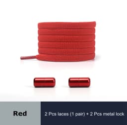18 Colors Free to Match Elastic Shoelaces Lock Lazy Laces Flat Multi Color Options No Tie Shoelace Round Capsule Metal