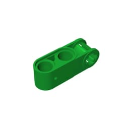 MOC PARTS GDS-936 Technical, Axle and Pin Connector Perpendicular 3L with 2 Pin Holes compatible with lego 42003 Assembles