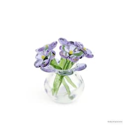 6/7Pcs Realistic Glass Flower Artificial Simulation Plants for Home Decoration and Creative Gift Ideas