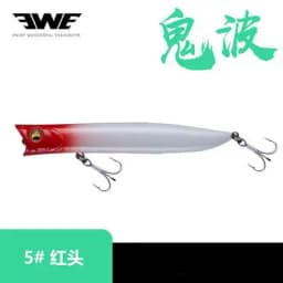 New EWE Guibo 70/85/105/115F Water Surface Floating Popper Fishing Lure 7g/9.5g/13.5g/18g Artificial Wobbler For Bass Fake Bait
