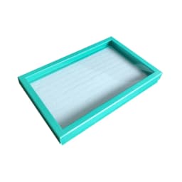 100-position Ring Tray Velvet Sponge Ring Display Box Cardboard Jewelry Storage Box Dust-proof Cover Tray