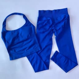 1-2pcs Gym Set Women Backless Tank Tops High Waist Scrunch Seamless Shorts High Waist Yoga Leggings Workout Sets Gym Suit
