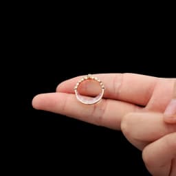 8 Sizes Silicone Invisible Clear Ring Sizer Anti-Loss Proof Invisible Ring Holder Retainer Shrinker for Large Rings