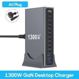 1200W GaN USB Type C Charger 140W 100W PD3.1 PPS QC4.0 Fast Charging Station For MacBook Laptop iPad Tablet iPhone 17 16 Samsung