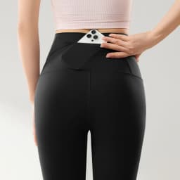 BIVIGAOS Spring Summer Thin Back Waist Pocket Sharkskin Leggings Women High Waist Slim Tight Sexy Sports Fitness Yoga Leggings