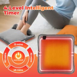 Winter Electric Foot Heating Pad USB Charging Soft Plush Washable Foot Warmer Heater Improve Sleeping Household Foot Warming Mat