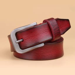 2.8CM designer belt women high quality full grain 100% real cowskin genuine leather girdle luxury coffee brown ceinture red