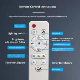 1Pcs DIY Universal Remote Control For Ceiling Fans With Light And Sleep Mode Home Accessories