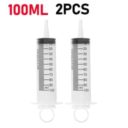 60/100ml Plastic Bulk Needle-Free Disposable Syringes Syringes Without Needle Syringe Glue Pet Feeding Needle Kitchen Tools