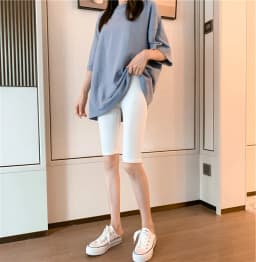 Thin Five-Point Modal Ice Silk Tight Safety Pants Women's Shorts Summer Elastic Breathable Anti-Light Bottoming Trousers