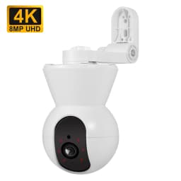 KERUI 4K 8MP Tuya Smart Mini WiFi IP Camera With Bracket Indoor Wireless Home Security AI Human Detect CCTV Surveillance Camera