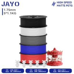 JAYO 5.5KG 3D PETG / High Speed Matte PETG / PLA Classic Printer Filament 1.75mm 3D Printer Filament Neatly Wound PETG for 3D