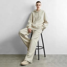 Amii Hooded Pullover Sweatshirt Drawstring Drop Shoulder Loose Fit Slimming Casual 2026 Winter Women's Clothes 12624037