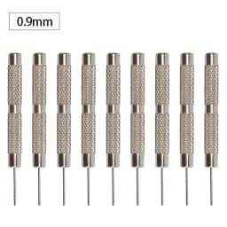 10 Pcs Iron Pin Punch 0.7-1.0mm Watch Strap Belt Bracelet Remover Adjust Gadget For Repairing Hand Manual Tools