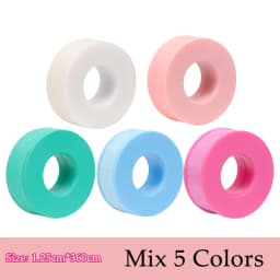 Non-woven Silicone Gel Eyelash Tape Breathable Sensitive Resistant Microporous Eyelash Extension Color Tape Sticker Makeup Tools