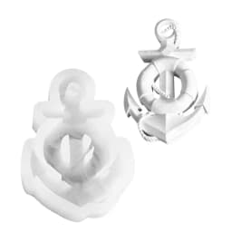 Ship Anchor Mold Ship Anchor Reusable Silicone DIY Mold Beginner-Friendly Epoxy Casting Resin Mold Easily Unmold For Candles