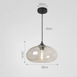 Modern Glass Pendant Lights for Restaurant Bar Shop Nordic Indoor Pendant Lamps Decoration Lighting Colorful Hanglamp