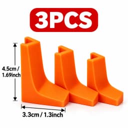 3-Pack Hole Drilling Guide Rails with V-Groove Fit Design | Square Positioning Tool More Durable Than Round Rails