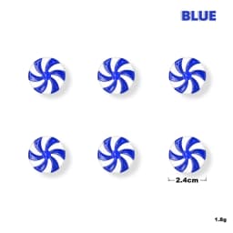 50pcs New Year Acrylic Candy DIY Xmas Tree Hanging Christmas Simulation Candies Peppermint Ornaments Sweets Drop Pendants Gifts