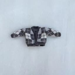 Handmade Obitsu 11 Vest Ob11 Doll Clothes Winter Sweater With Plaid Pattern For Gsc, Ymy Body, Ufdoll, 1/12bjd, Obitsu11