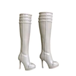 Original 1/6 Doll Long Boots White Black Red Silver Blue Colorful Doll Shoes DIY Doll Personality Decors