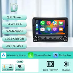 For Ford Fiesta Mk4 Mk5 Focus Mk1 Mondeo Mk2 Mk3 Fusion Transit Connect Ranger Puma Galaxy Mk1 Escort Mk6 Radia Player 6.86" 4G