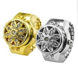 Creative Brick New Hot Sale Alloy Shell Finger Quartz Watch Circular Dial Arabic Numerals Face Couple Men And Women