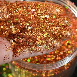 50g Holographic Mixed Hexagon Shape Chunky Irediscent Nail Art Glitter Flakes Laser Sparkly Sequins Slices Nail Art Decoration