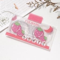 Fruit-Themed Reusable Gel Eye Mask – Hot & Cold Compress Pads for Eye Relaxation, Cooling & Warming Relief (Watermelon/Cucumber)