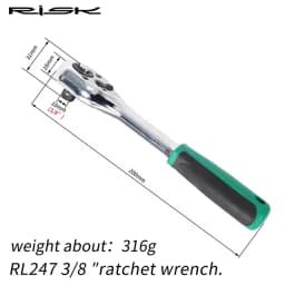 RISK Bike 2-in-1 Crank Cover Removal Tool Bicycle Crankset Cap Remover Extractor Installation Tools For DUB 11T XTR M9100