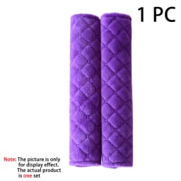 Comfortable and Adjustable Seat Belt Covers in Soft Velvet Fabric - Perfect for Car, Truck, SUV, Backpacks