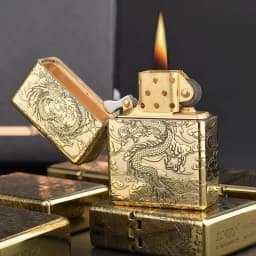 ZORRO 912 912S Retro High End Heavy Armor Brass Titanium Windproof Kerosene Lighter 3/5 Hinge Metal Gasoline Lighter Men's Gift