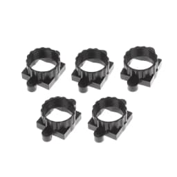 5Pcs M12 Lens Base 18mm Mounting Hole Spacing 6mm 8.5/10/12/13mm High Plastic Lens Holder PCB Board Module Lens Mount Connector