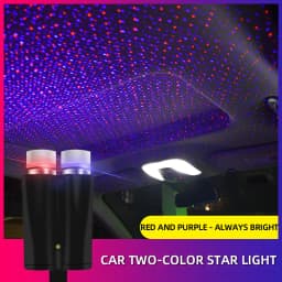 1pcs Car Interior Lights Roof Star Light USB LED Starry Atmosphere Projector Decoration Night Party Decor Galaxy Light