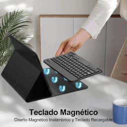 for iPad Air 5 4 10.9 Magnetic Keyboard Case iPad 12th air A16 11th Pro 11 13 M4 12.9 9.7 10.2 7 8 9 10th Gen Smart Stand Cover