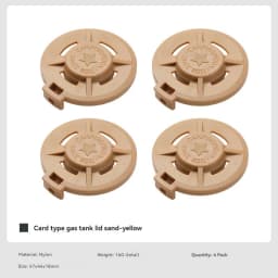 CAMPINGMOON Four-color Long Gas Tank Protective Cover Outdoor CB Tank Cassette Gas Tank Dust Cover Leak-proof Protective Cover