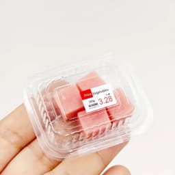 Mini Supermarket Food Box Role-Playing Toy 1:12 Scale Crab Lobster Pork