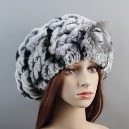 2026 New Winter Rex Rabbit Fur Hats Scarves Women Fashion 100% Genuine Knit Fur Caps Scarves Sets Lady Warm Real Fur Hat Muffler