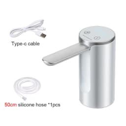 Electric Water Gallon Bottle Pump Automatic Folding Water Dispenser Pump 19 Liters Rechargeable Foldable Desk Water Bottle Pump